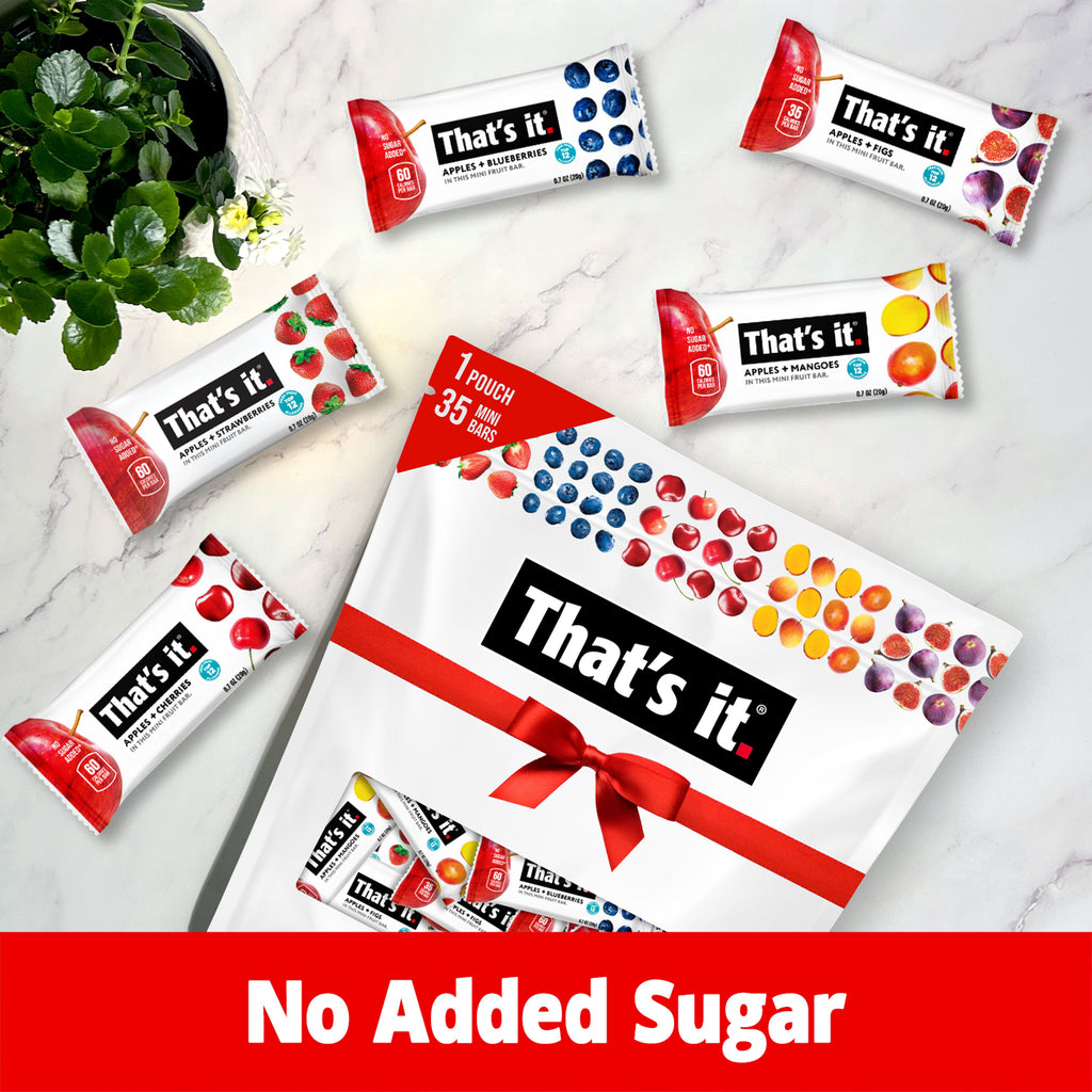 Minis Variety Pack - Blueberry, Cherry, Fig, Mango & Strawberry (35 Bars)