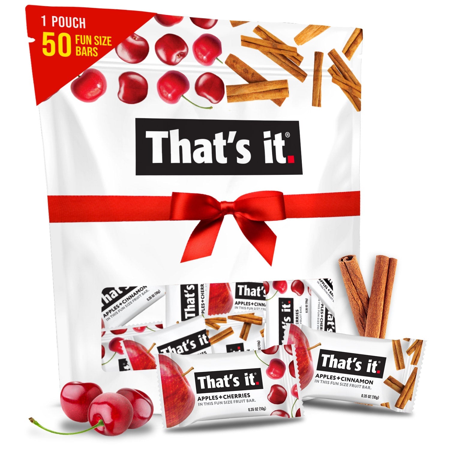 Fun Size Variety Pack - Cherry & Cinnamon (50 Bars)