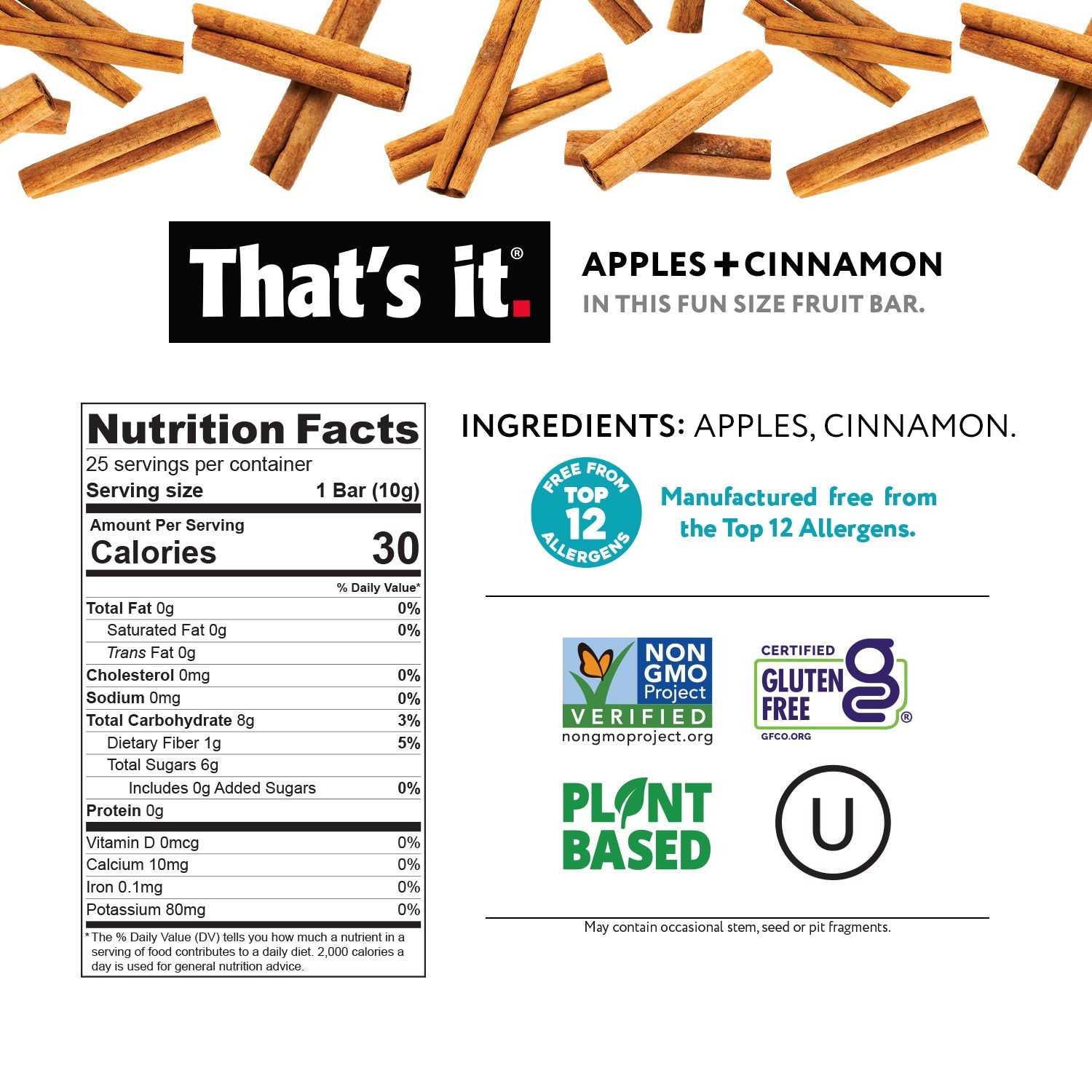 Fun Size Variety Pack - Cherry & Cinnamon (50 Bars)