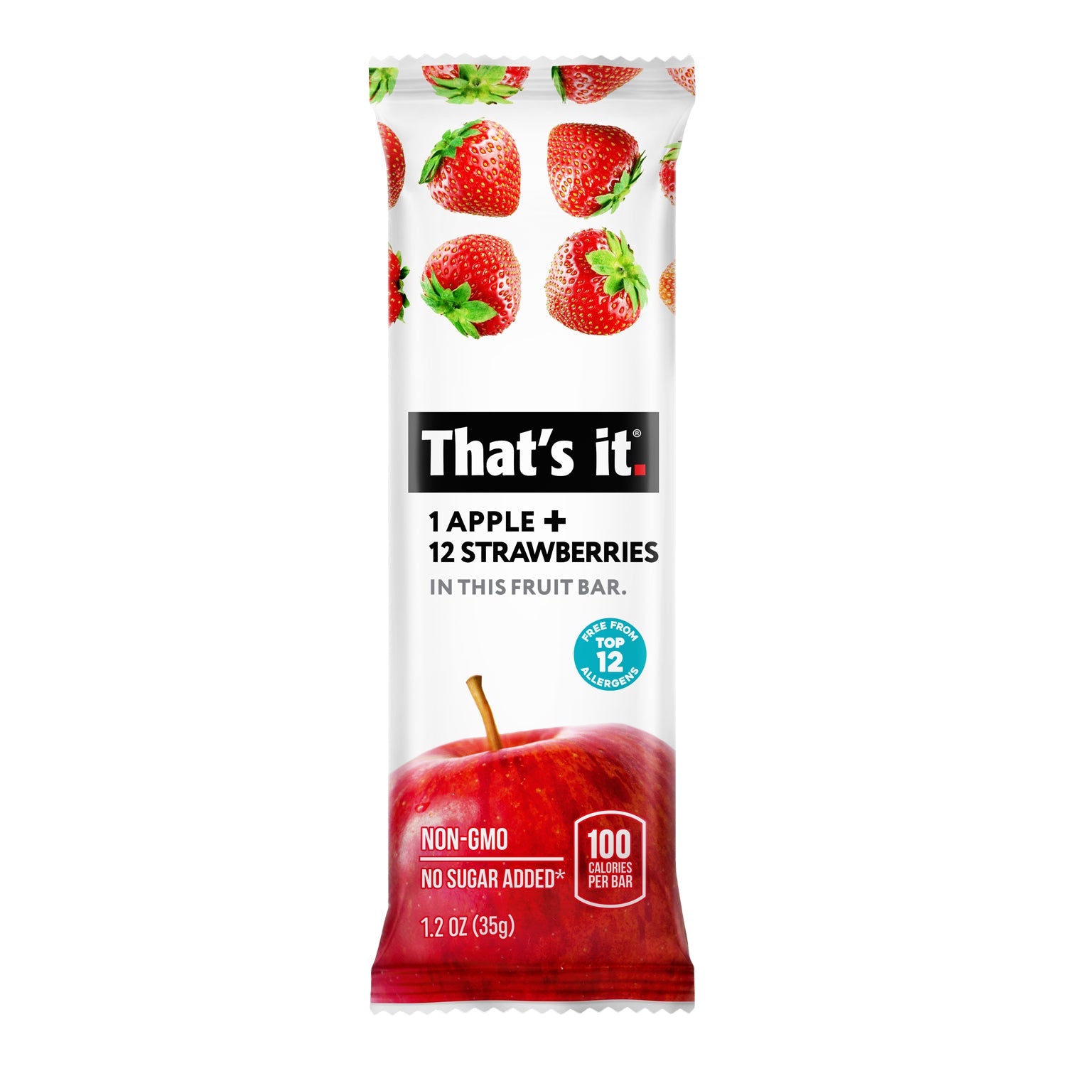 Fruit Bar Variety Pack - Strawberry & Blueberry (12 Bars)