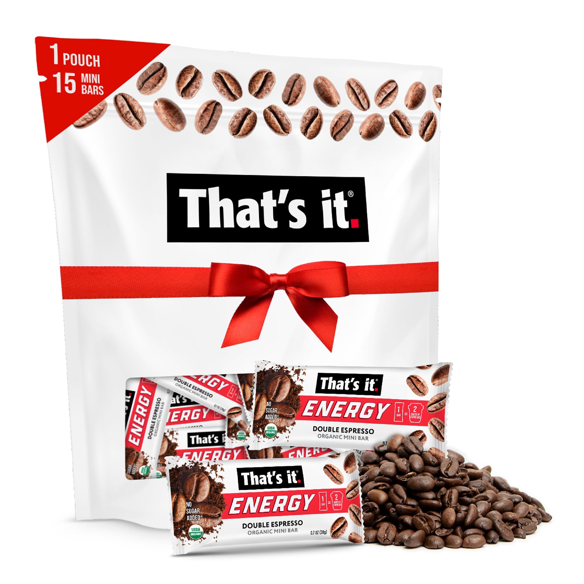 Double Espresso Organic Energy Mini Bars