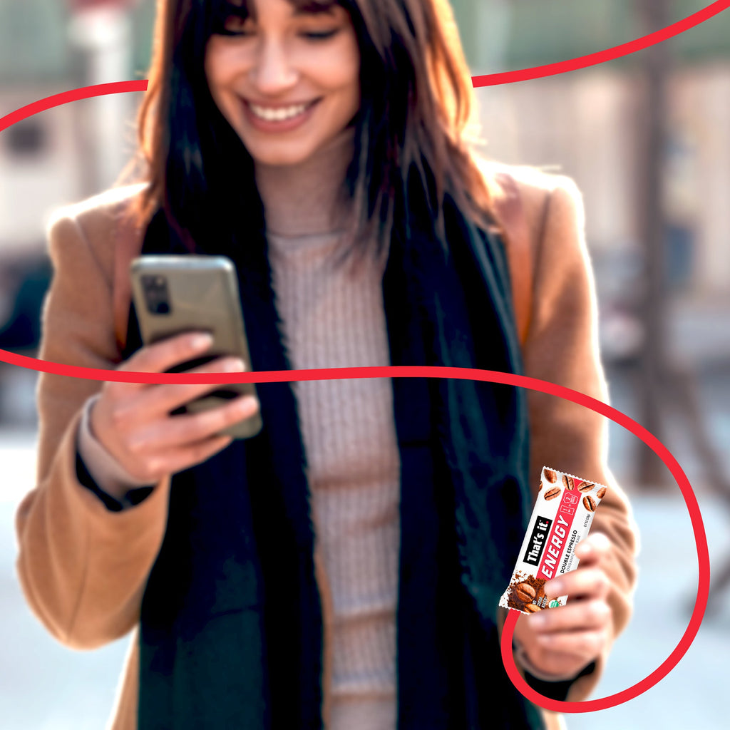 Double Espresso Organic Energy Mini Bars