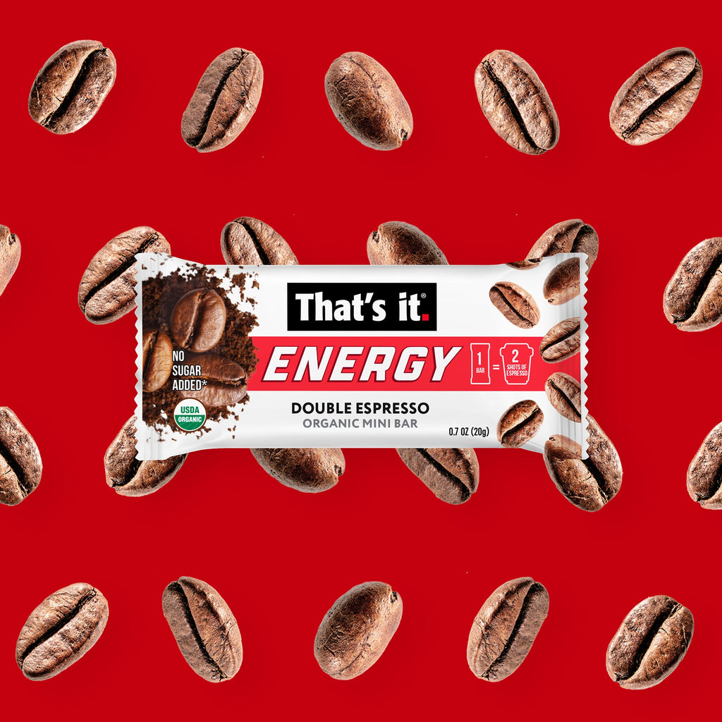Double Espresso Organic Energy Mini Bars
