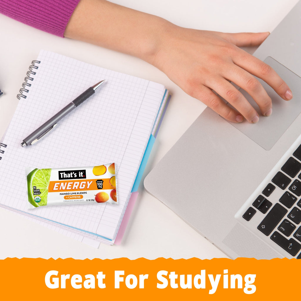 Mango Lime Blends Organic Energy Mini Bars 100mg