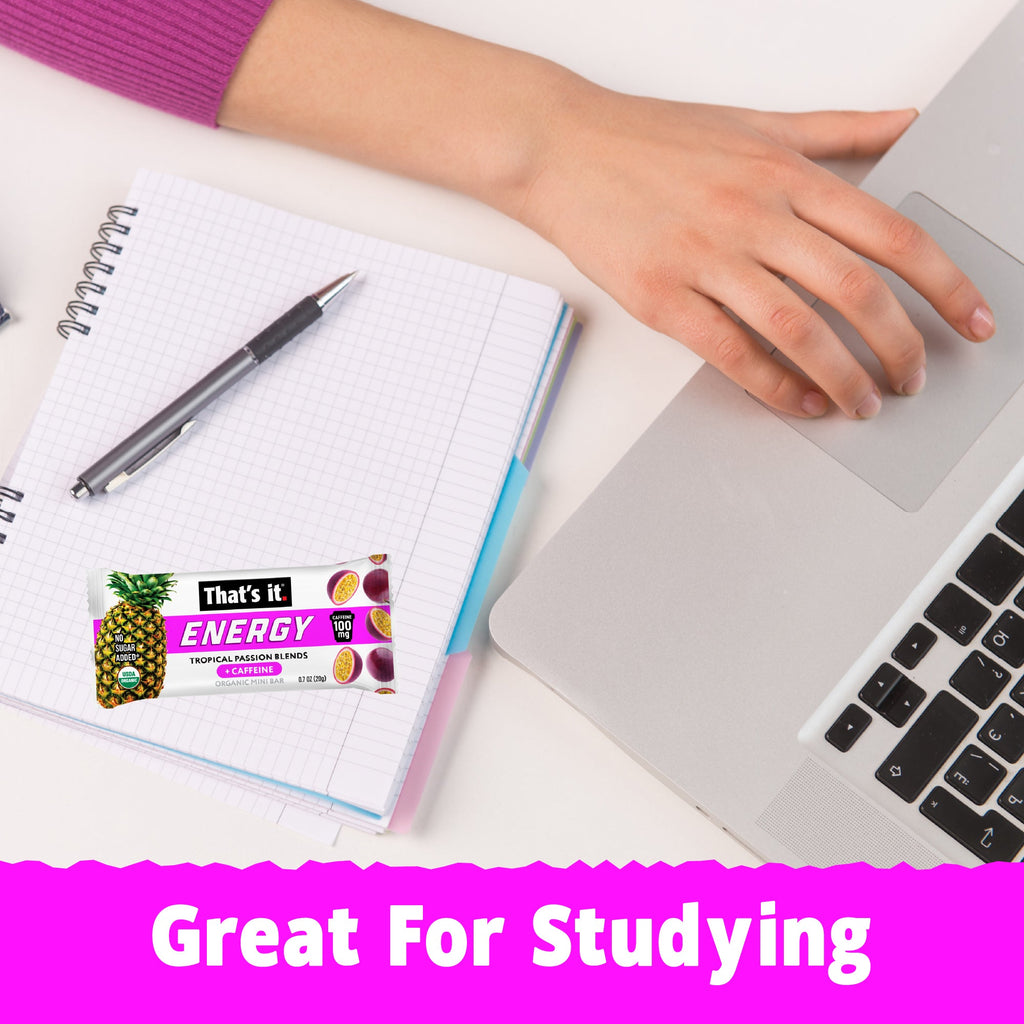 Tropical Passion Blends Organic Energy Mini Bars 100mg