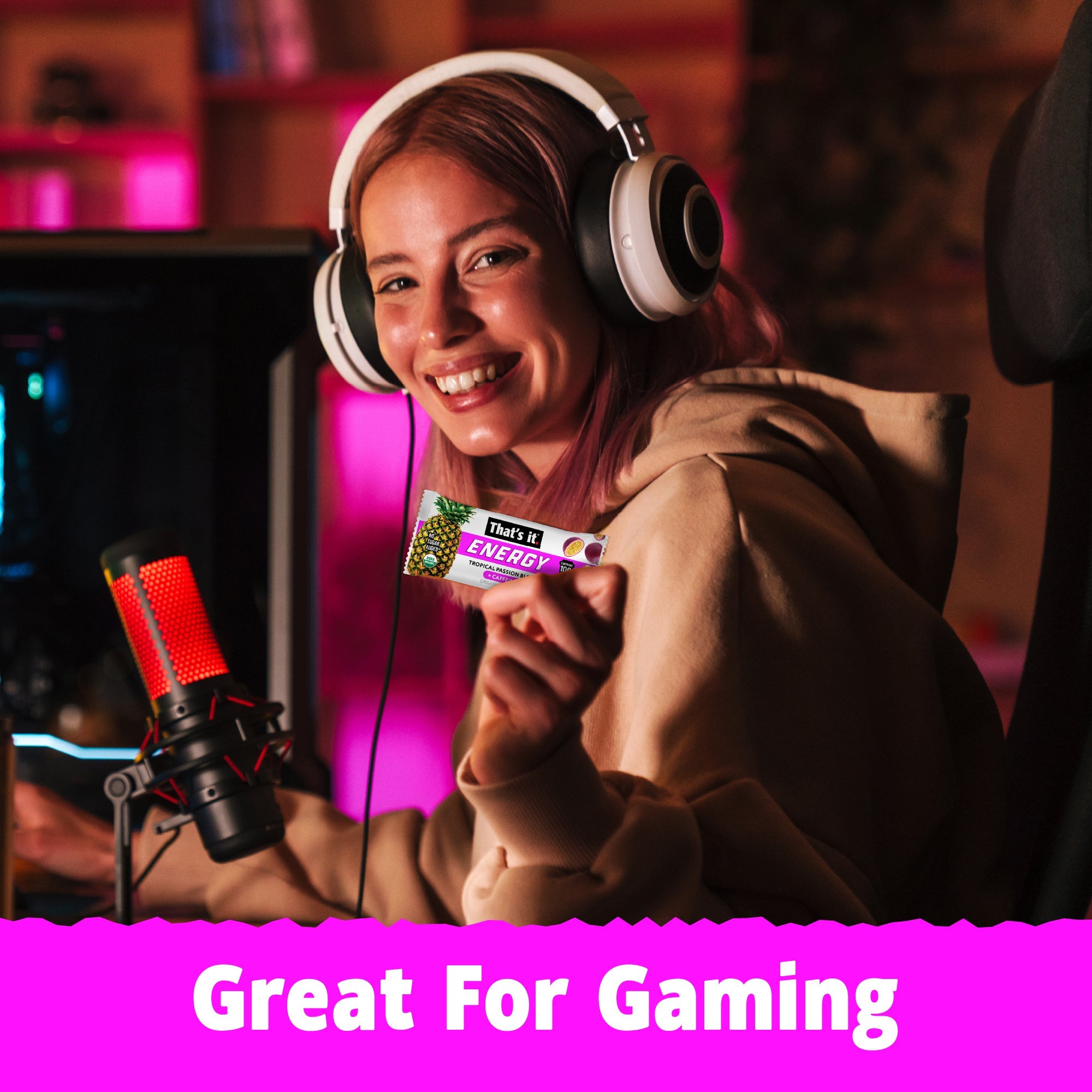 Tropical Passion Blends Organic Energy Mini Bars 100mg