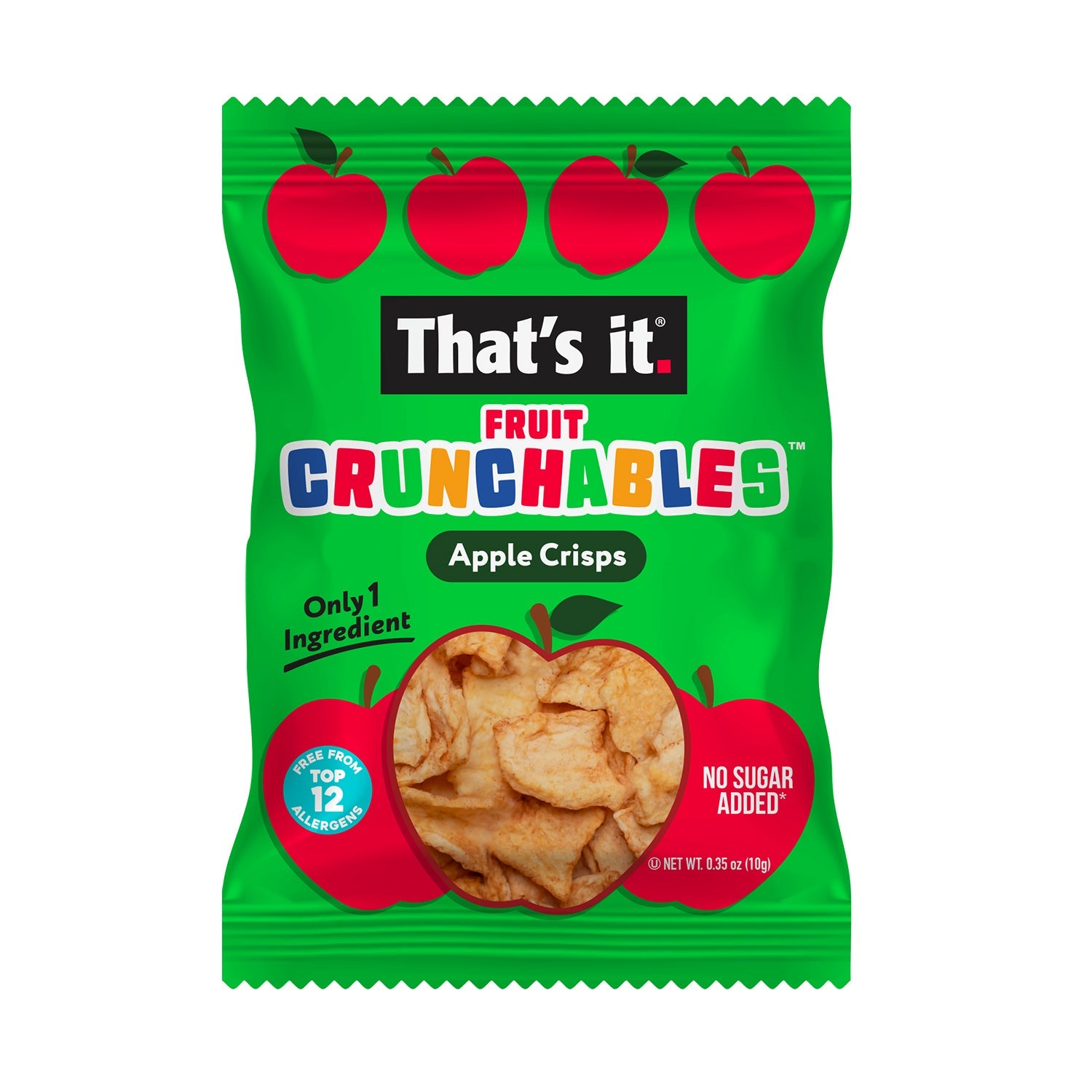 Apple Crisps Fruit Crunchables Bundle Box (30 Packs)