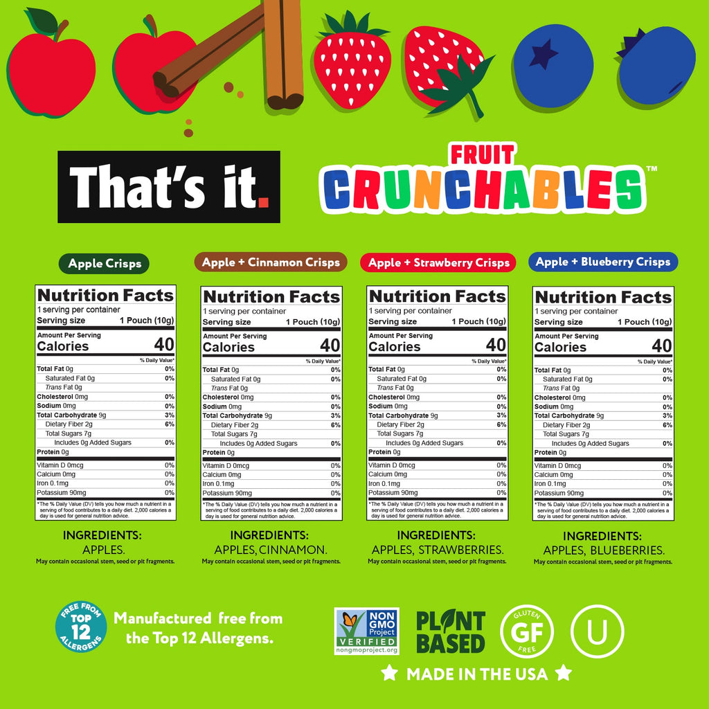 Fruit Crunchables & Mini's Variety Bundle Box