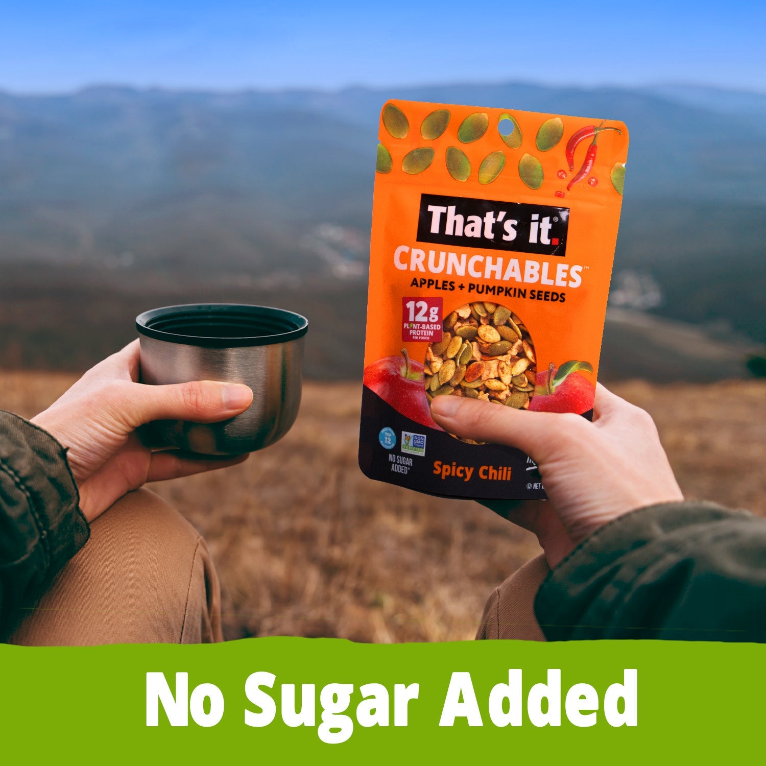 Apple + Pumpkin Seed Crunchables - Spicy Chili