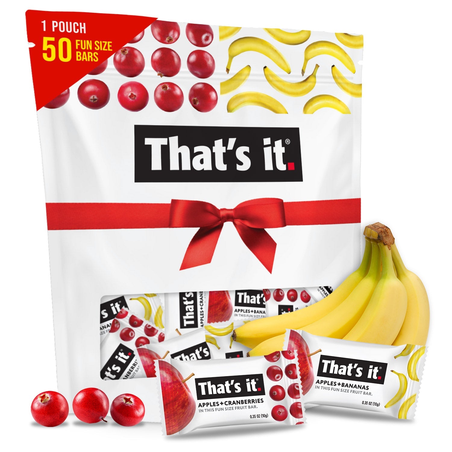 Fun Size Variety Pack - Banana & Cranberry (50 Bars)