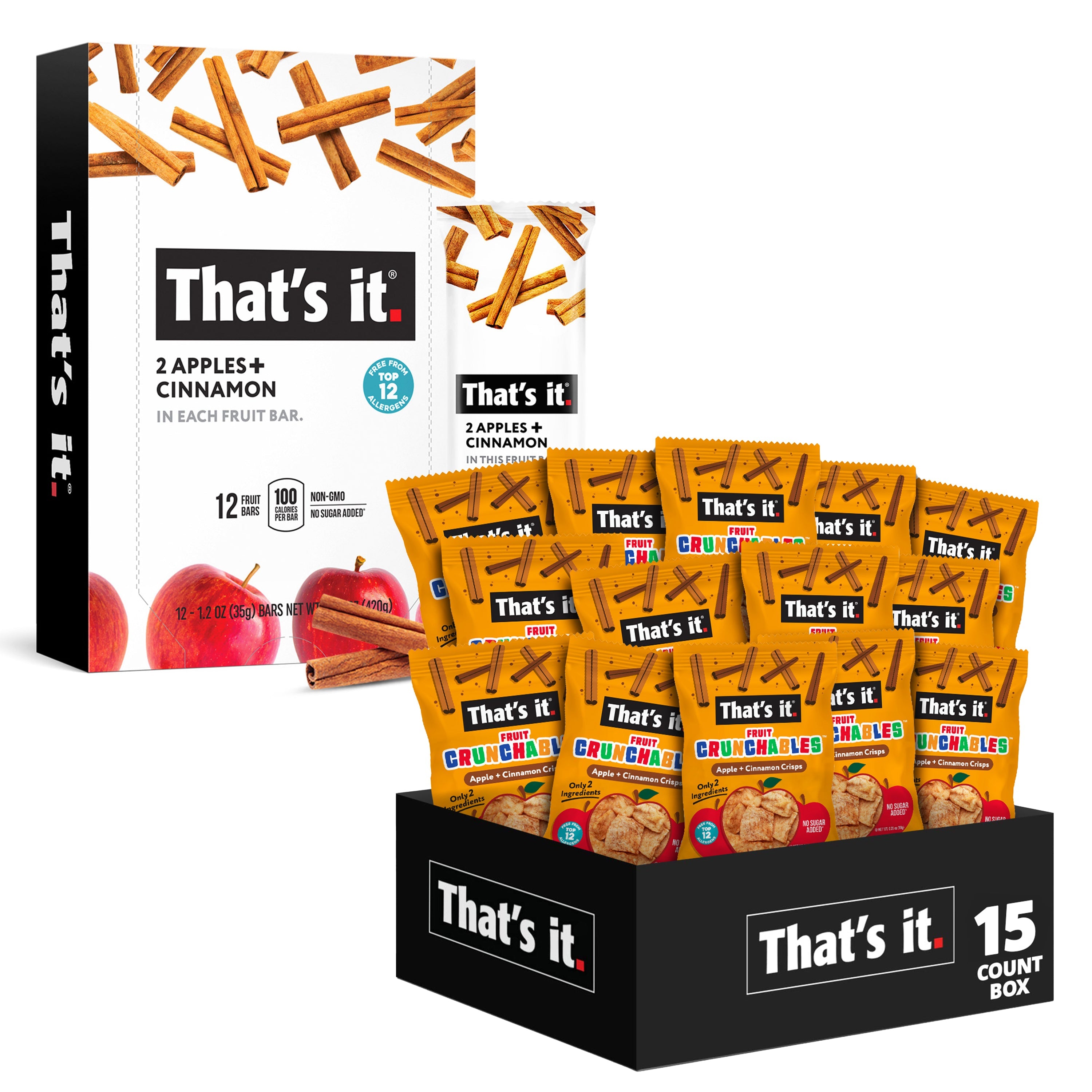 Cinnamon Fruit Crunchables & Bar Bundle Box