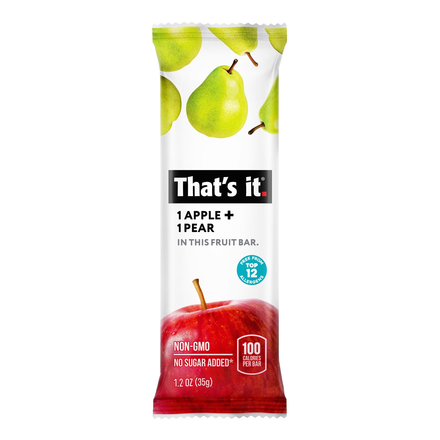 Apple + Pear Fruit Bars