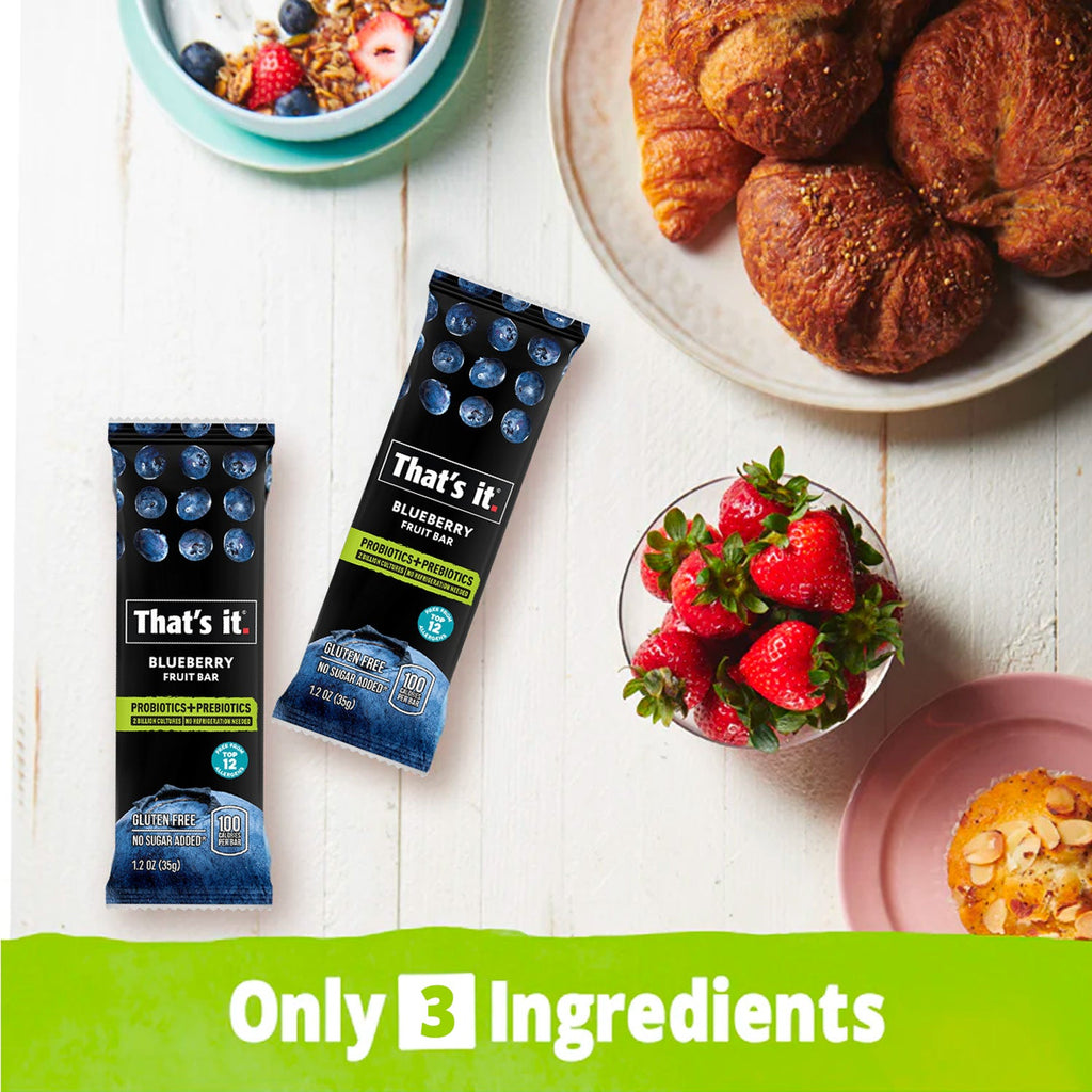 Blueberry Probiotic Fruit Bars