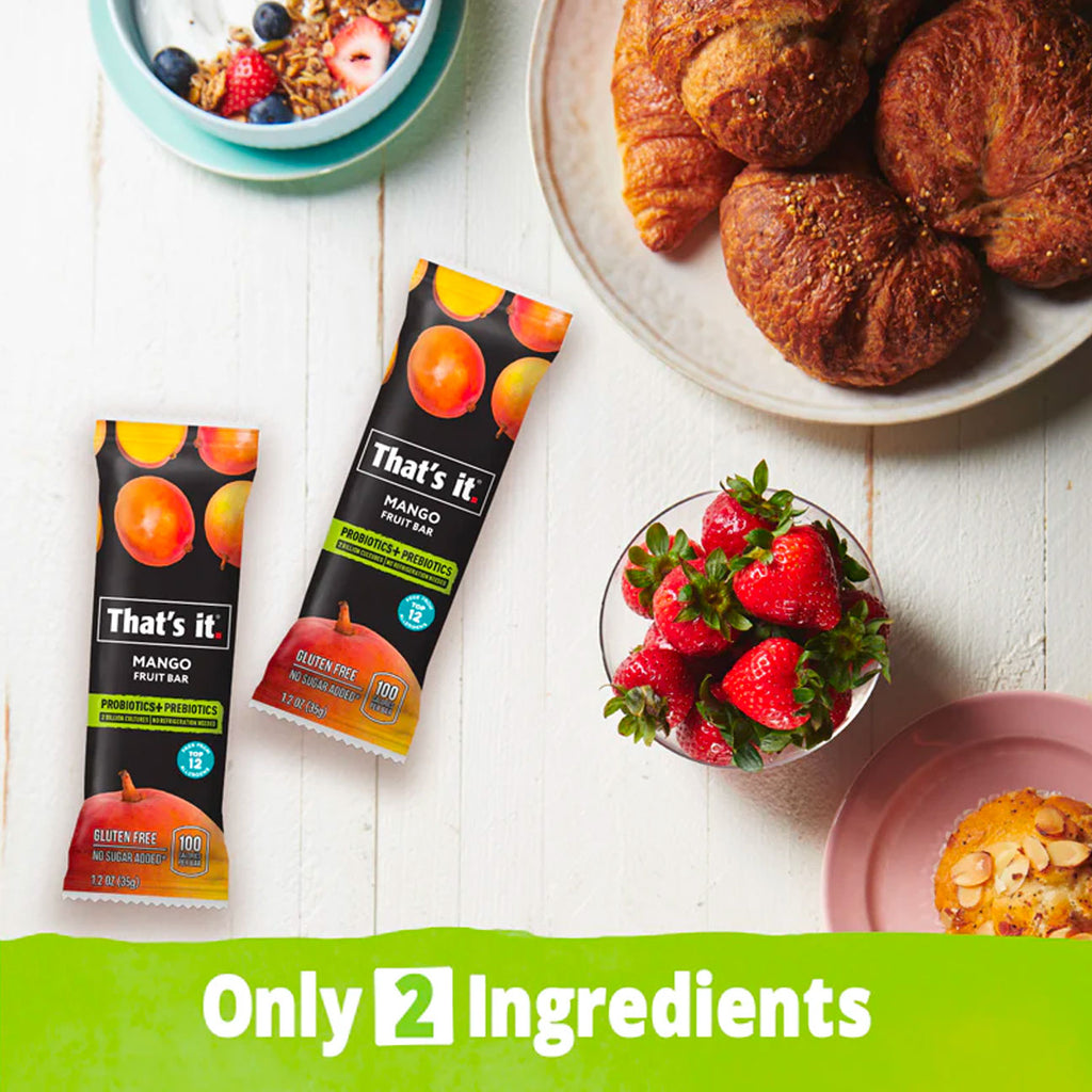 Mango Probiotic Fruit Bars