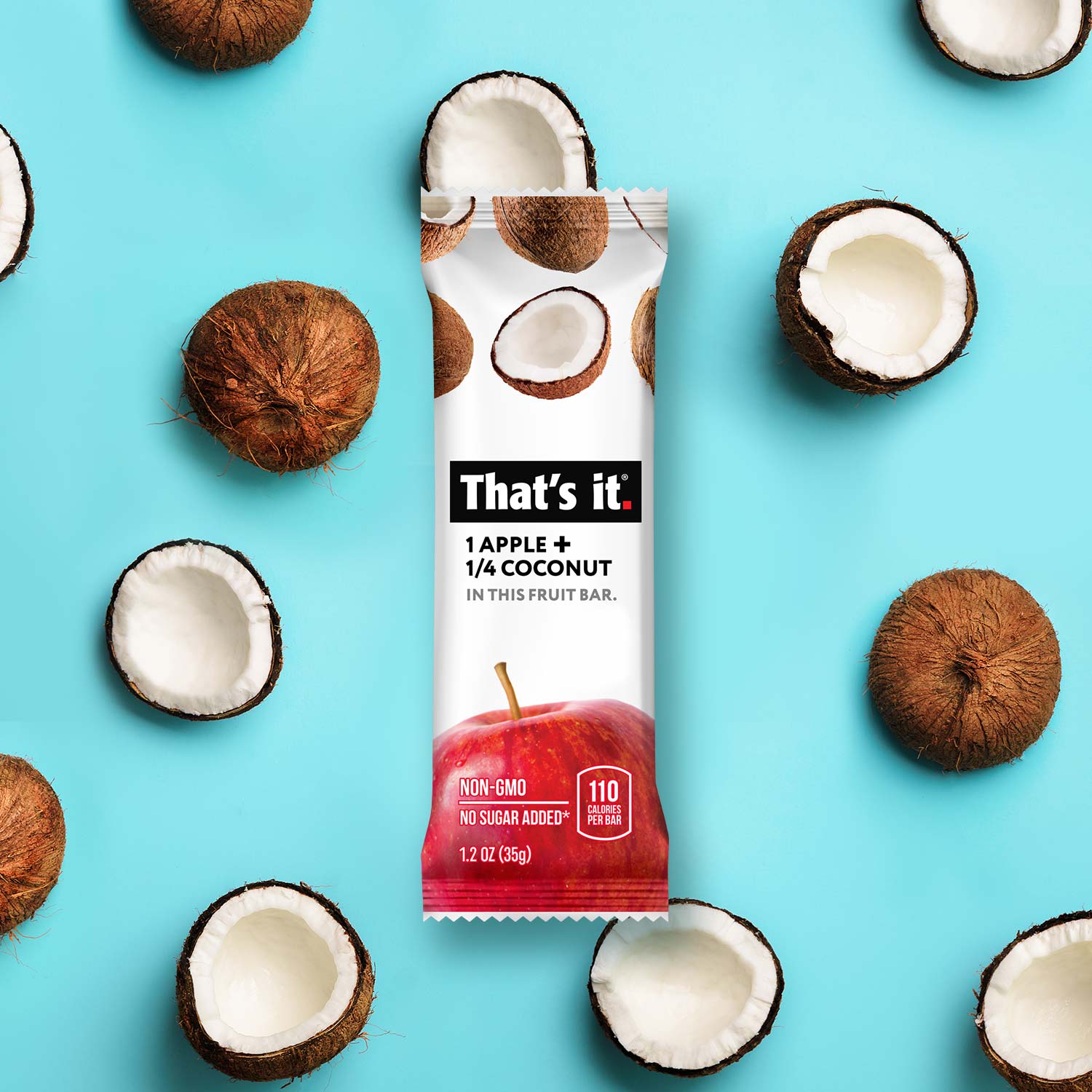 Apple + Coconut Fruit Bars