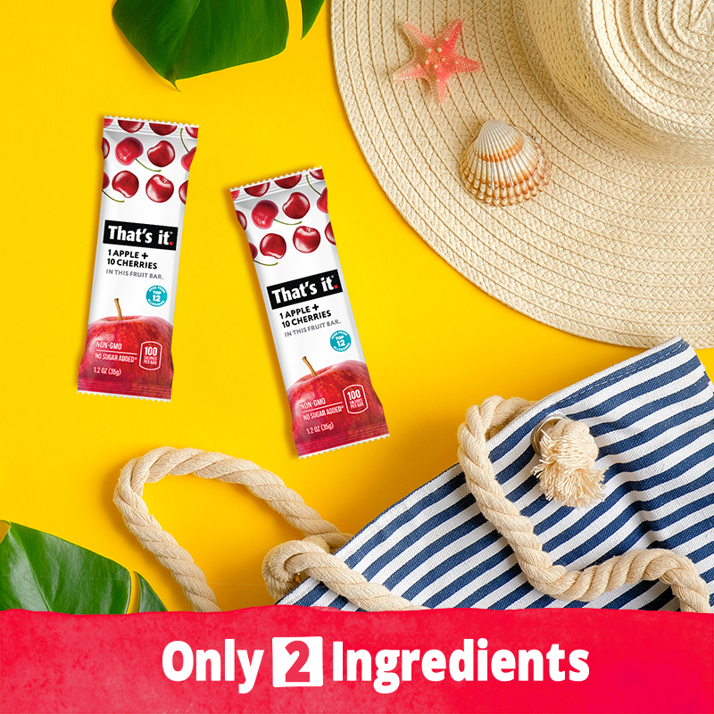 Best Sellers Fruit Bar Variety Pack - Blueberry, Cherry, Fig, Mango & Strawberry (20 Bars)