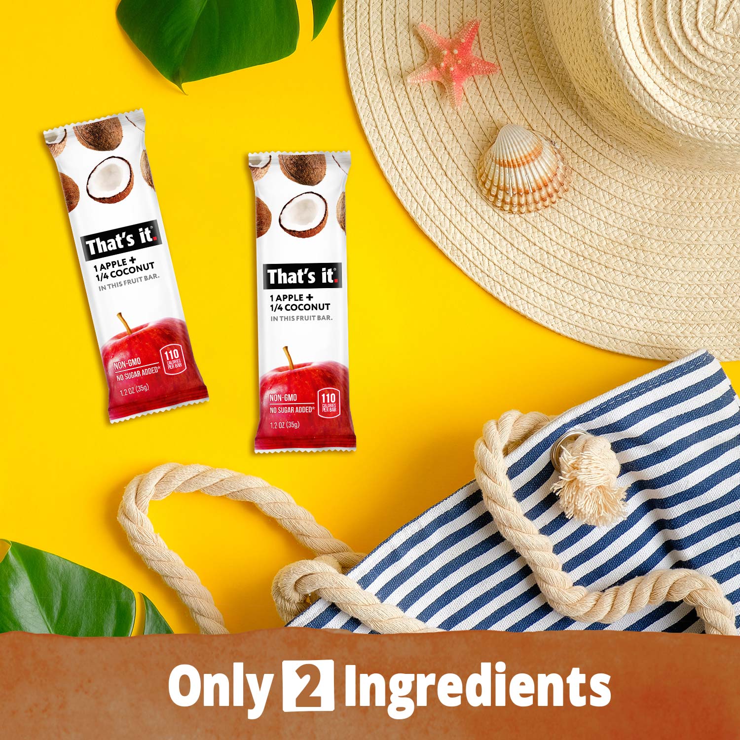 Apple + Coconut Fruit Bars