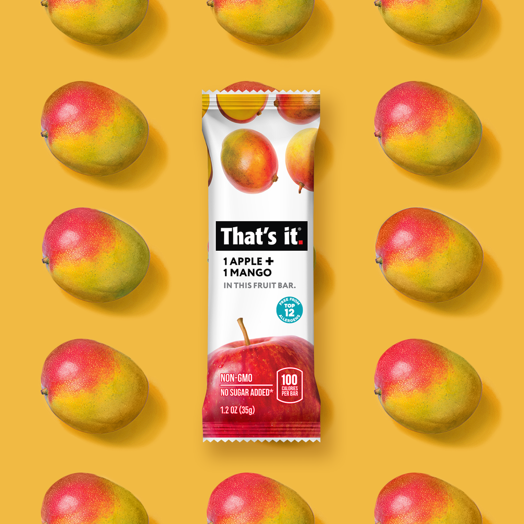 Fruit Bar Variety Pack - Blueberry, Mango & Strawberry (12 Bars)