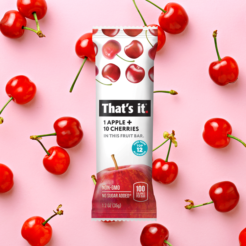 Best Sellers Fruit Bar Variety Pack - Blueberry, Cherry, Fig, Mango & Strawberry (20 Bars)